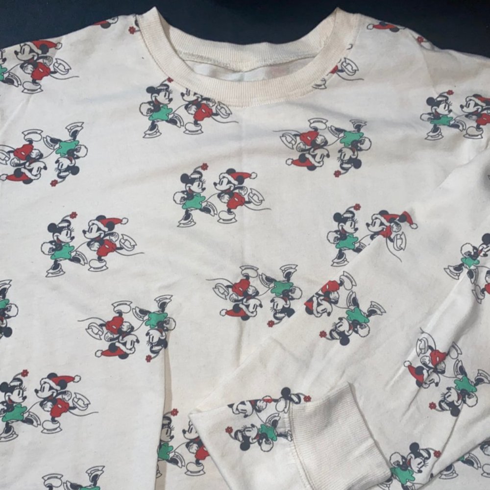 Mickey & Minnie Christmas Top (Large)